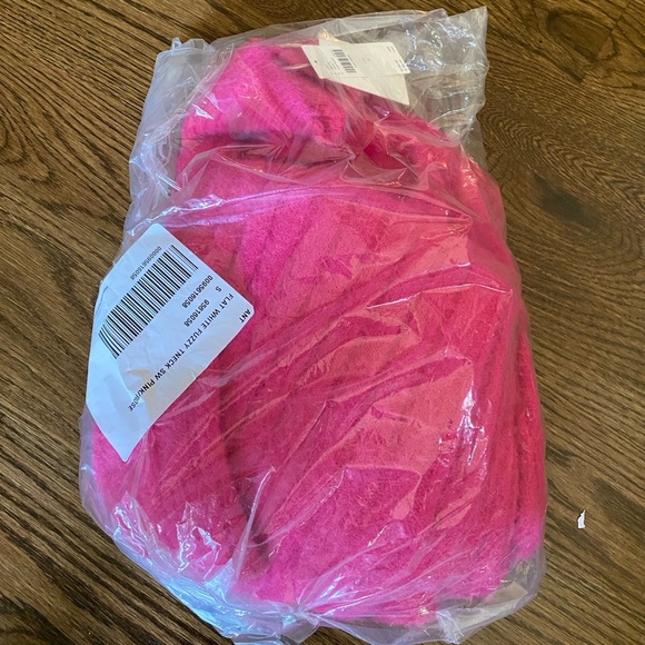 NWT Anthropologie Flat White Fuzzy Turtleneck Dress Small - Picture 6 of 7